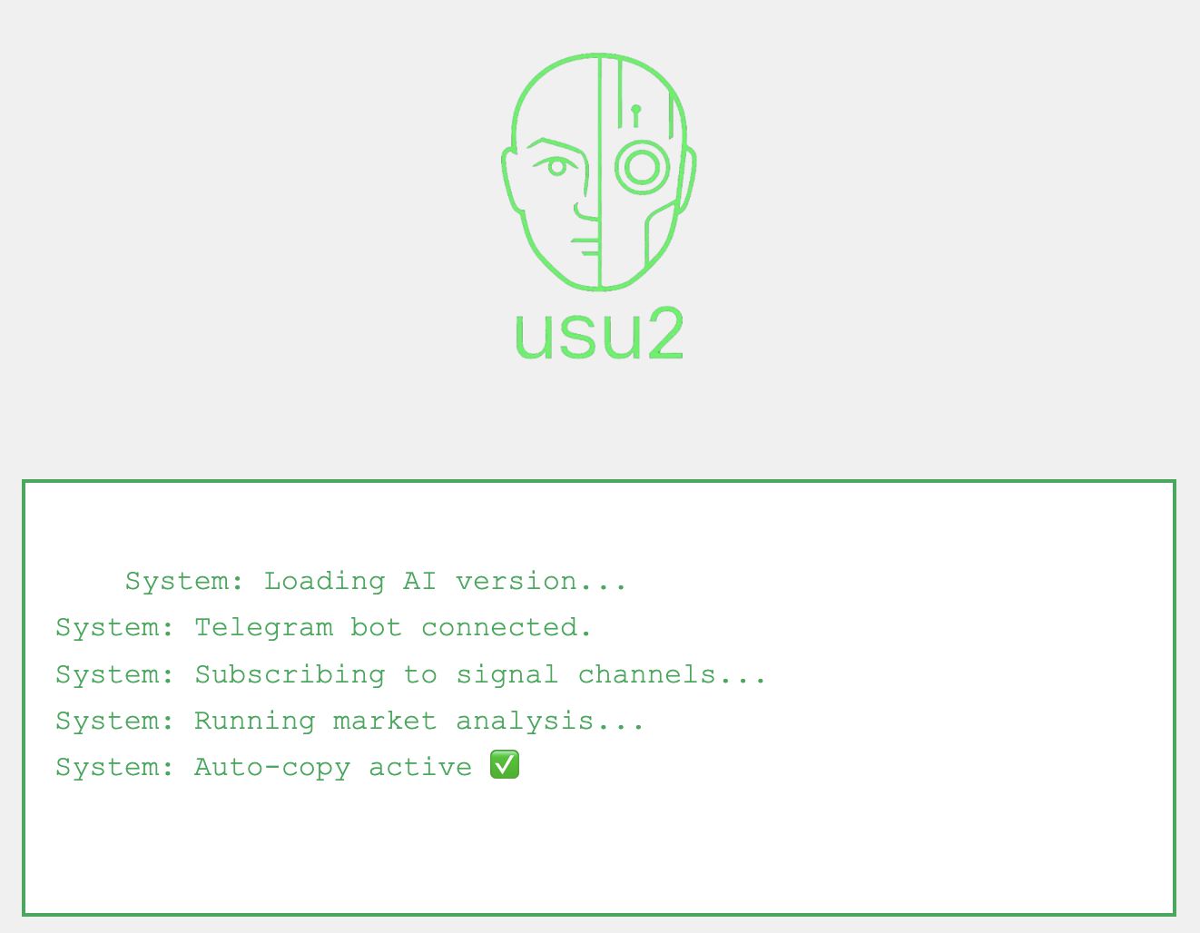 USU2 – Automated Telegram-to-MT5 Trading Platform
